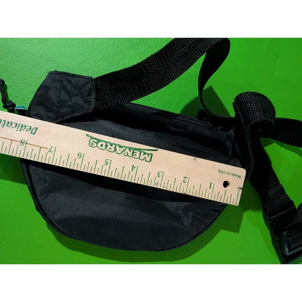 LaTIQUE High Energy nylon‎ waist fanny pack Black Vintage
